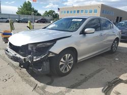 Honda salvage cars for sale: 2013 Honda Accord LX