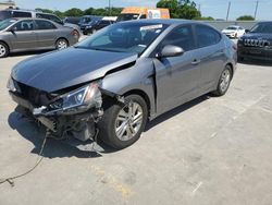Salvage cars for sale from Copart Wilmer, TX: 2019 Hyundai Elantra SEL