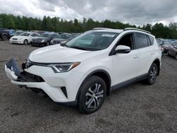 Salvage cars for sale from Copart Ontario Auction, ON: 2016 Toyota Rav4 LE