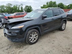 Salvage cars for sale from Copart Baltimore, MD: 2016 Jeep Cherokee Latitude