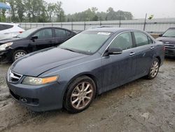 Salvage cars for sale from Copart Spartanburg, SC: 2007 Acura TSX