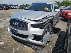 Salvage cars for sale at Waldorf, MD auction: 2019 Infiniti QX60 Luxe