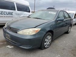Salvage cars for sale at Rancho Cucamonga, CA auction: 2004 Toyota Camry LE