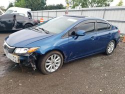 Salvage cars for sale at Finksburg, MD auction: 2012 Honda Civic EX
