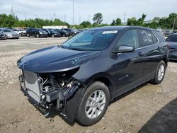 Salvage cars for sale at Bridgeton, MO auction: 2022 Chevrolet Equinox LT