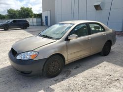 Salvage cars for sale from Copart Apopka, FL: 2008 Toyota Corolla CE