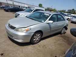 Salvage cars for sale at New Britain, CT auction: 2004 Toyota Camry LE