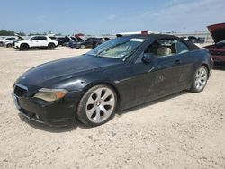 Salvage cars for sale from Copart Houston, TX: 2004 BMW 645 CI Automatic