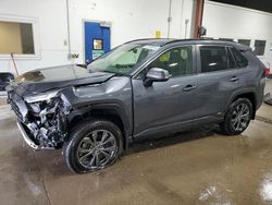 Salvage cars for sale from Copart Blaine, MN: 2022 Toyota Rav4 XLE Premium