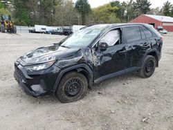 Salvage cars for sale at Mendon, MA auction: 2019 Toyota Rav4 LE