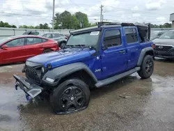 Salvage cars for sale at Montgomery, AL auction: 2018 Jeep Wrangler Unlimited Sport