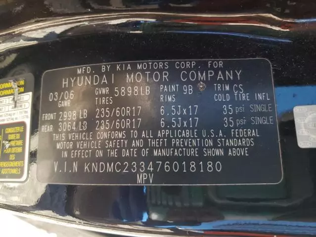 2007 Hyundai Entourage GLS