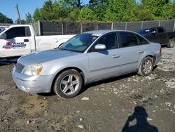 Salvage cars for sale at Waldorf, MD auction: 2005 Ford Five Hundred SEL