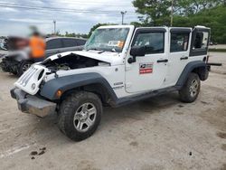 Jeep Wrangler salvage cars for sale: 2016 Jeep Wrangler Unlimited Sport