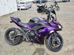 Kawasaki salvage cars for sale: 2022 Kawasaki EX650 M