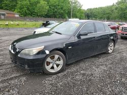 Salvage cars for sale at Finksburg, MD auction: 2007 BMW 525 I