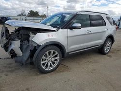 Salvage cars for sale at Nampa, ID auction: 2017 Ford Explorer Limited