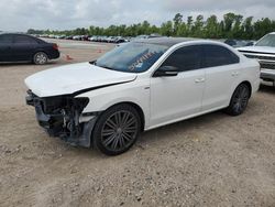 Salvage cars for sale at Houston, TX auction: 2015 Volkswagen Passat SE