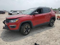 Salvage cars for sale at Houston, TX auction: 2017 Jeep Compass Trailhawk