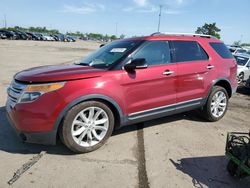 Salvage cars for sale from Copart Woodhaven, MI: 2014 Ford Explorer XLT