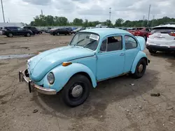 Salvage cars for sale at Woodhaven, MI auction: 1972 Volkswagen Beetle
