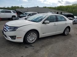 Salvage cars for sale at Exeter, RI auction: 2012 Ford Fusion Hybrid