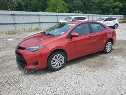 Toyota Corolla l salvage cars for sale: 2018 Toyota Corolla L