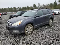 Salvage cars for sale at Windham, ME auction: 2010 Subaru Outback 2.5I Premium