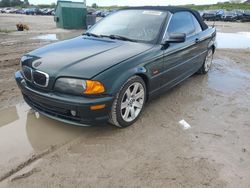 Salvage cars for sale from Copart West Palm Beach, FL: 2001 BMW 325 CI