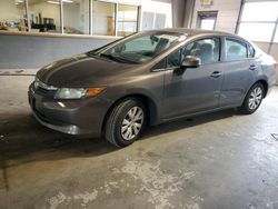 Honda Civic LX salvage cars for sale: 2012 Honda Civic LX