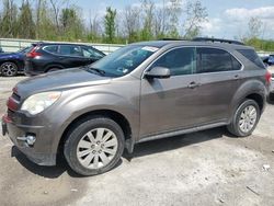 Salvage cars for sale at Leroy, NY auction: 2011 Chevrolet Equinox LT