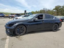 Salvage cars for sale at Brookhaven, NY auction: 2014 Infiniti Q50 Base