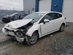 Salvage cars for sale from Copart Elmsdale, NS: 2018 Subaru Impreza