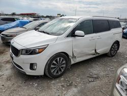 Salvage cars for sale at Cahokia Heights, IL auction: 2015 KIA Sedona EX