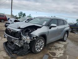 Toyota Highlander Limited Vehiculos salvage en venta: 2021 Toyota Highlander Limited