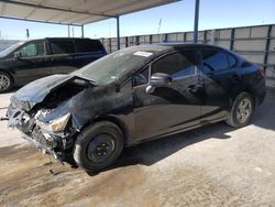 Salvage cars for sale from Copart Anthony, TX: 2015 Honda Civic LX