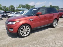 Salvage cars for sale at Spartanburg, SC auction: 2014 Land Rover Range Rover Sport HSE
