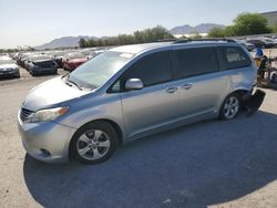 Salvage cars for sale at Las Vegas, NV auction: 2014 Toyota Sienna LE