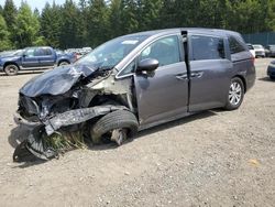 Salvage cars for sale at Graham, WA auction: 2015 Honda Odyssey EXL