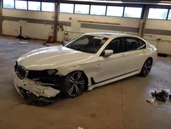 Salvage cars for sale at Wheeling, IL auction: 2017 BMW 750 XI