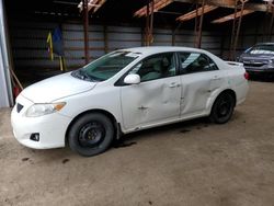 Salvage cars for sale from Copart Bowmanville, ON: 2009 Toyota Corolla Base