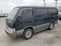 Salvage cars for sale at Sun Valley, CA auction: 1991 Nissan Van