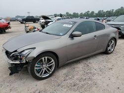 Salvage cars for sale from Copart Houston, TX: 2008 Infiniti G37 Base