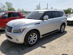 Salvage cars for sale at Lansing, MI auction: 2011 Infiniti QX56
