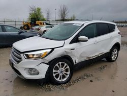 Salvage cars for sale at Appleton, WI auction: 2017 Ford Escape SE