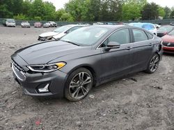 Salvage cars for sale at Madisonville, TN auction: 2020 Ford Fusion Titanium