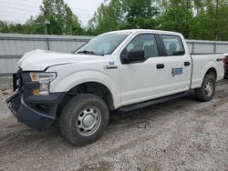 Salvage trucks for sale at Hurricane, WV auction: 2017 Ford F150 Supercrew