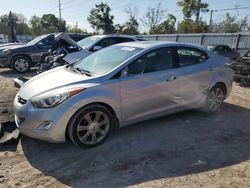 Salvage cars for sale at Riverview, FL auction: 2012 Hyundai Elantra GLS