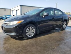 Salvage cars for sale from Copart Orlando, FL: 2012 Honda Civic LX