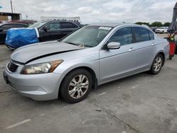 Salvage cars for sale at Grand Prairie, TX auction: 2009 Honda Accord LXP